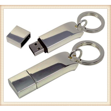 New Metal Keychain Stick Shaped 4GB USB Flash Drive (ED033)